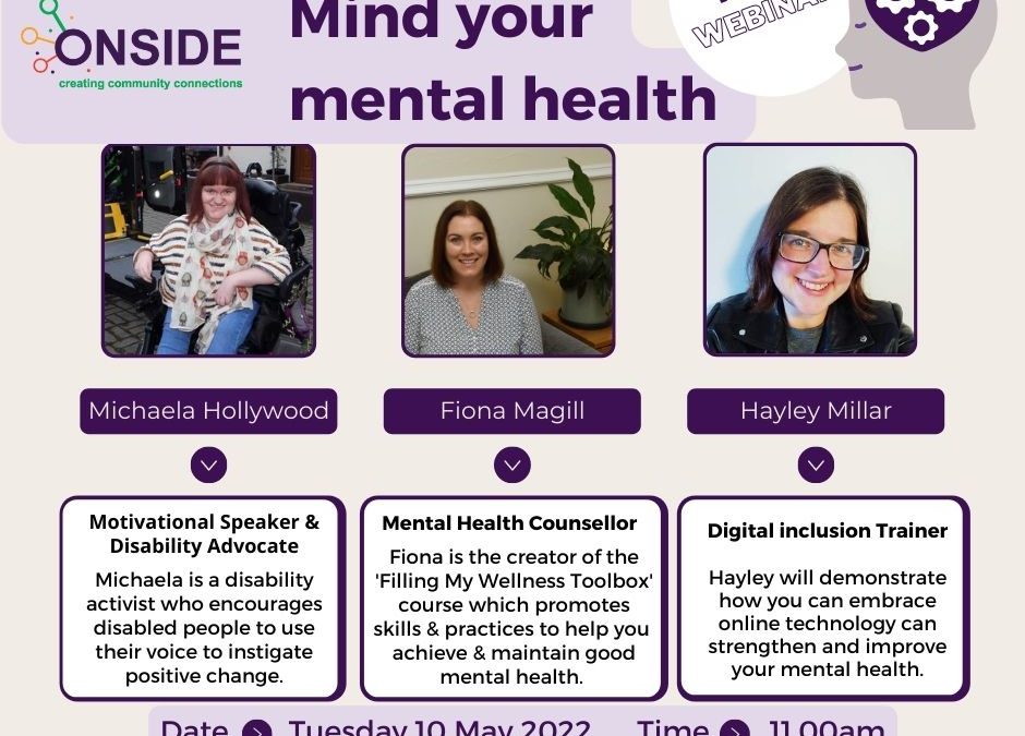 ‘Mind your Mental Health’ event 10/5/22